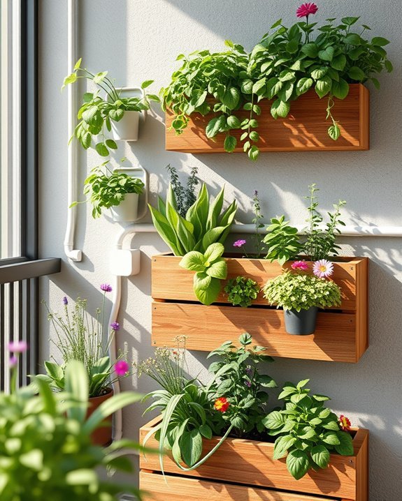 automated vertical garden irrigation