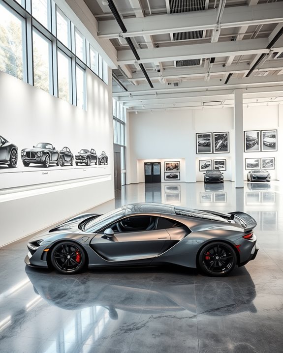 automotive heritage feature walls