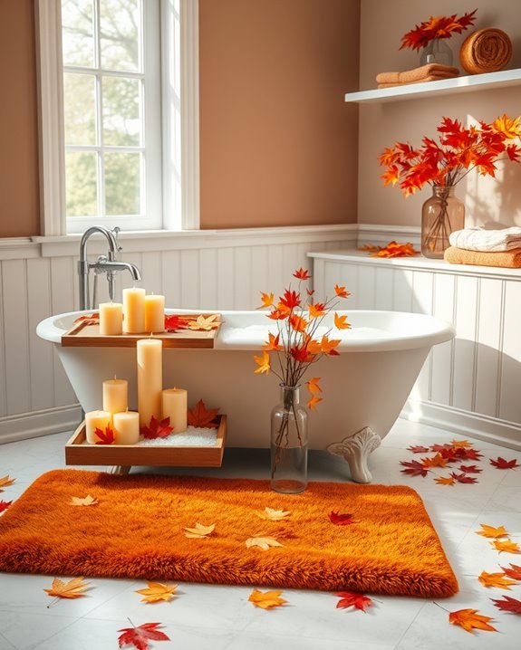 autumn inspired maple leaf decor
