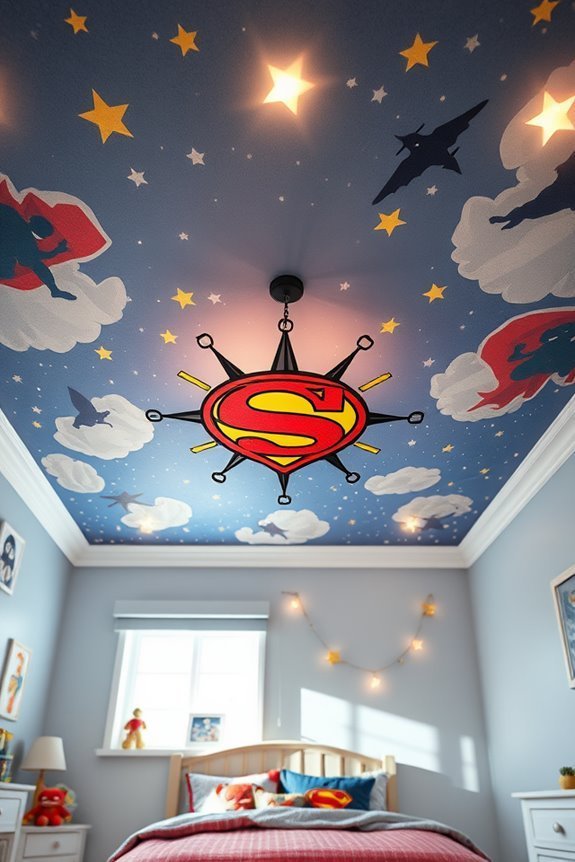 avengers themed ceiling decorations