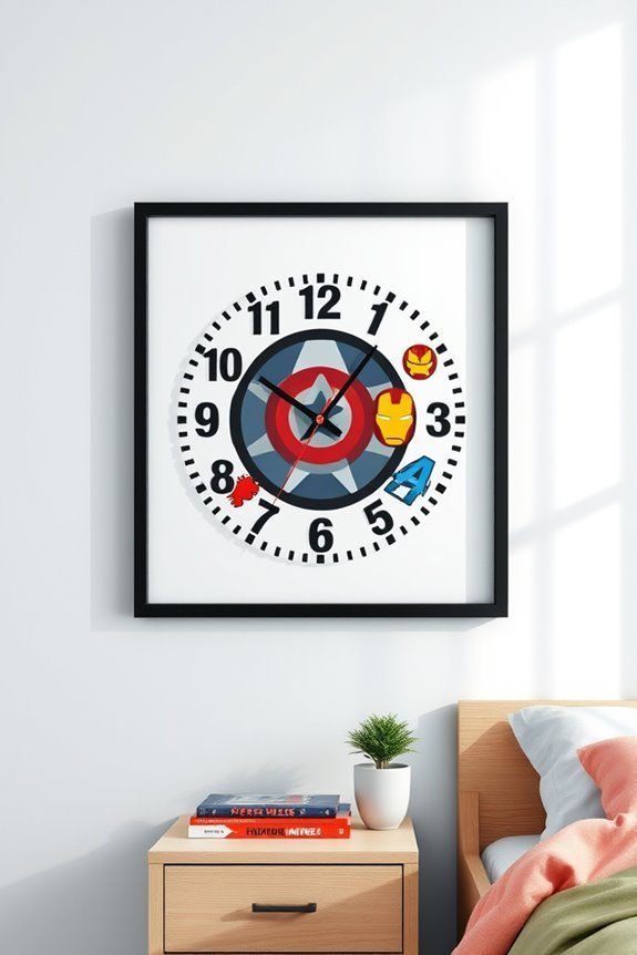 avengers themed timekeeping decor