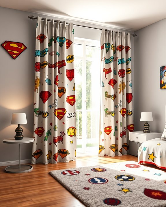 avengers themed window treatments