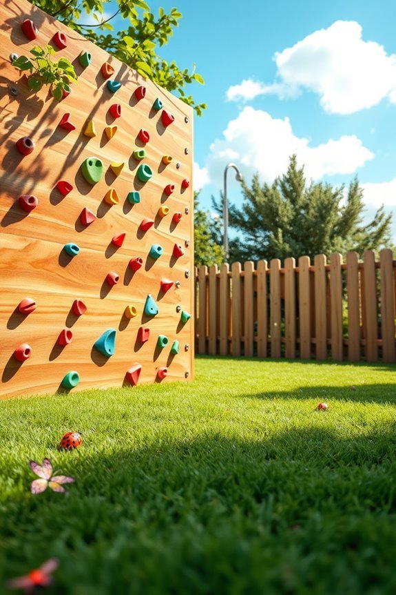 backyard climbing wall safety