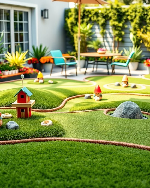backyard mini golf fun