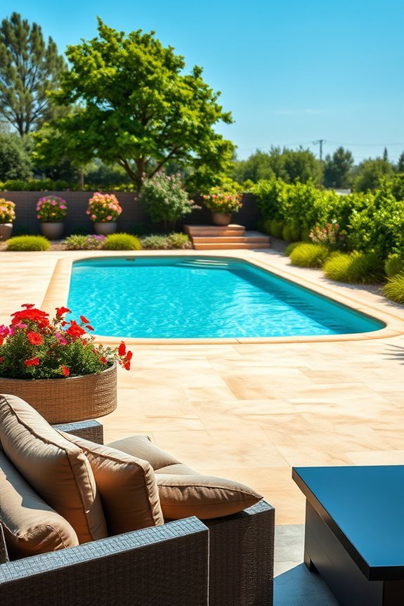 backyard relaxation and maintenance