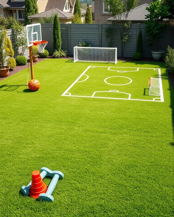 backyard sports area setup