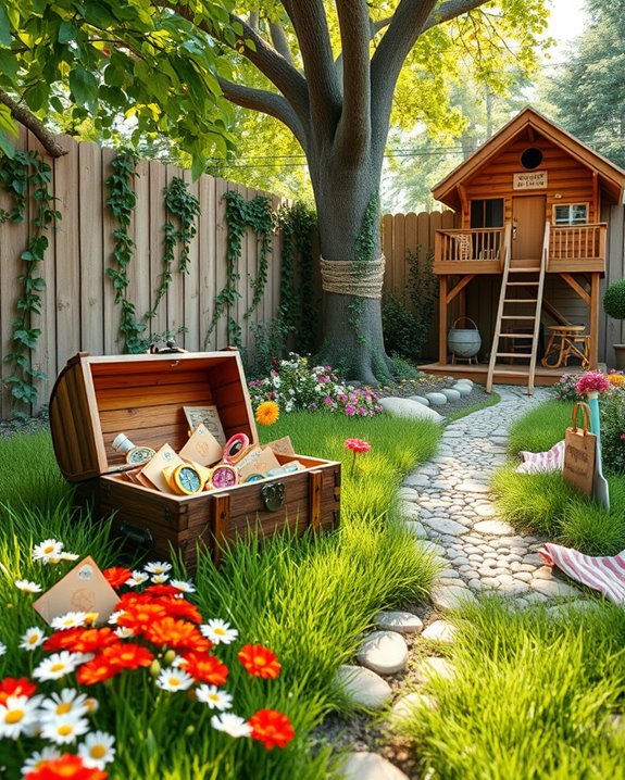backyard treasure scavenger hunt