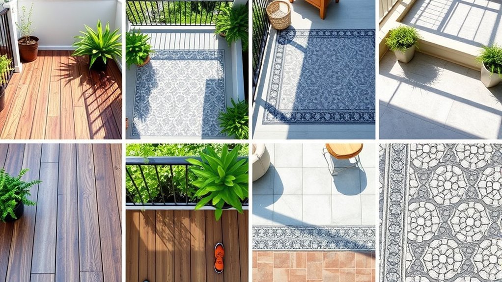 balcony flooring style ideas