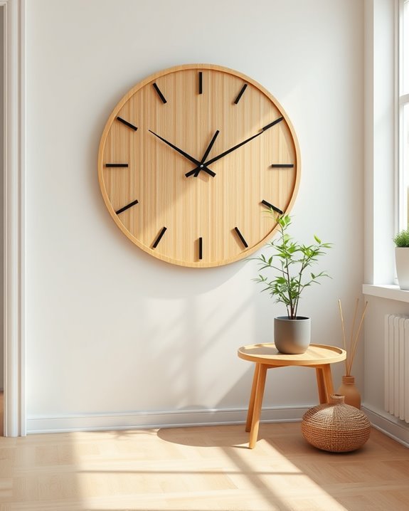 bamboo clocks blend beauty