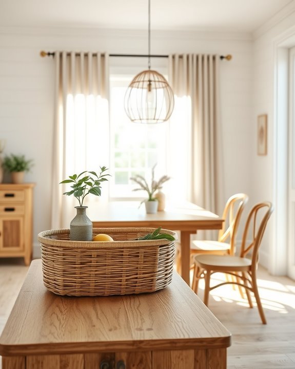 bamboo enhances farmhouse aesthetics