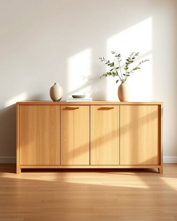 bamboo sideboard for dining
