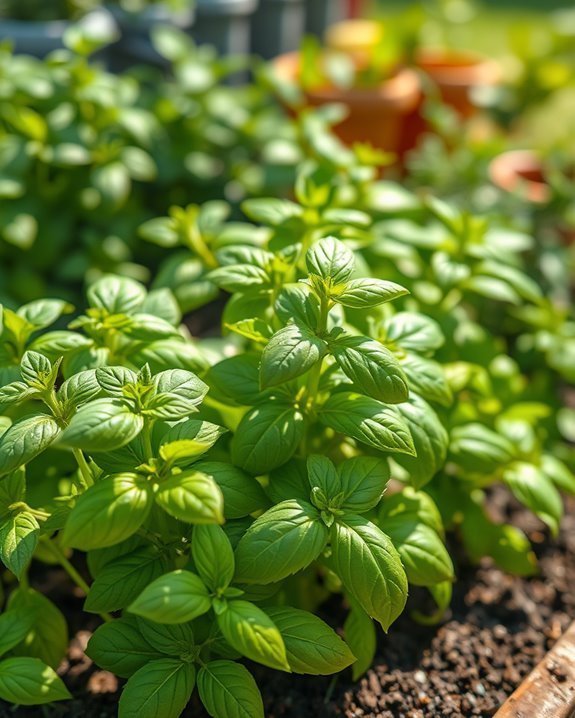 basil enhances culinary gardens