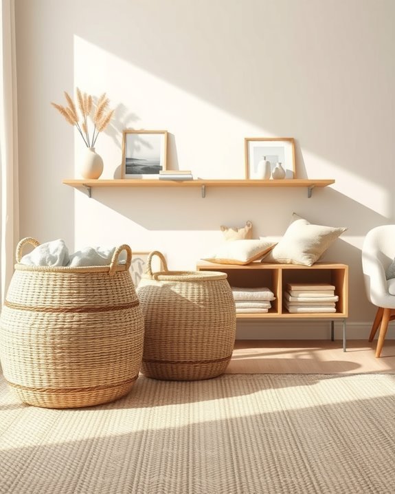 baskets enhance home organization
