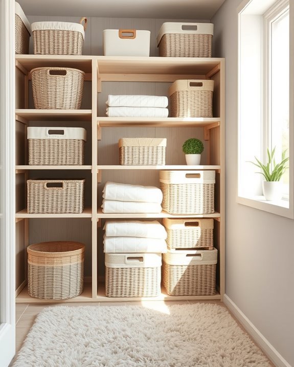 baskets for organized storage