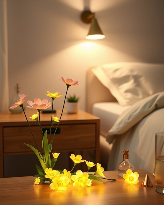 battery powered floral illumination