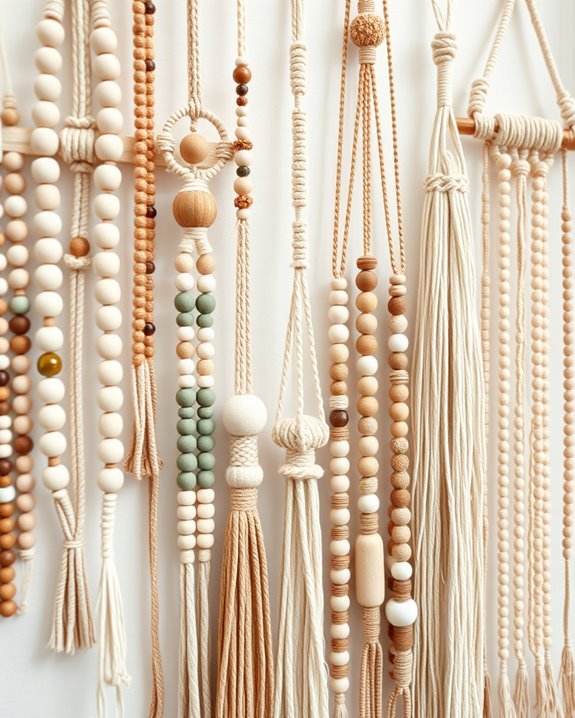 beaded wall hanging creativity