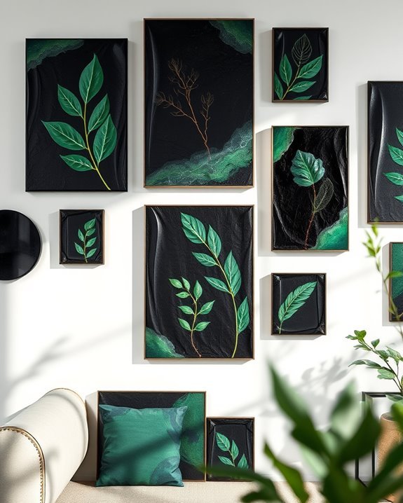 black and green creativity