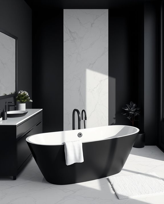 black and white elegance