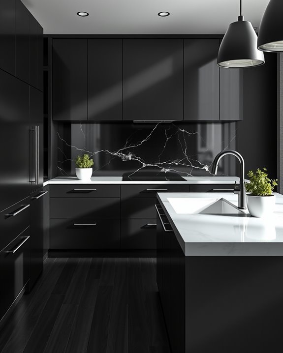 black and white elegance