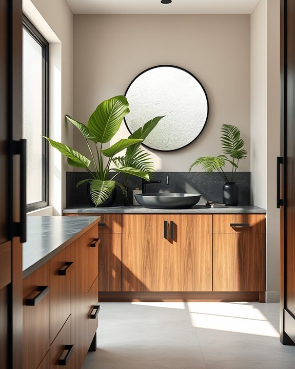 black hardware elevates aesthetics