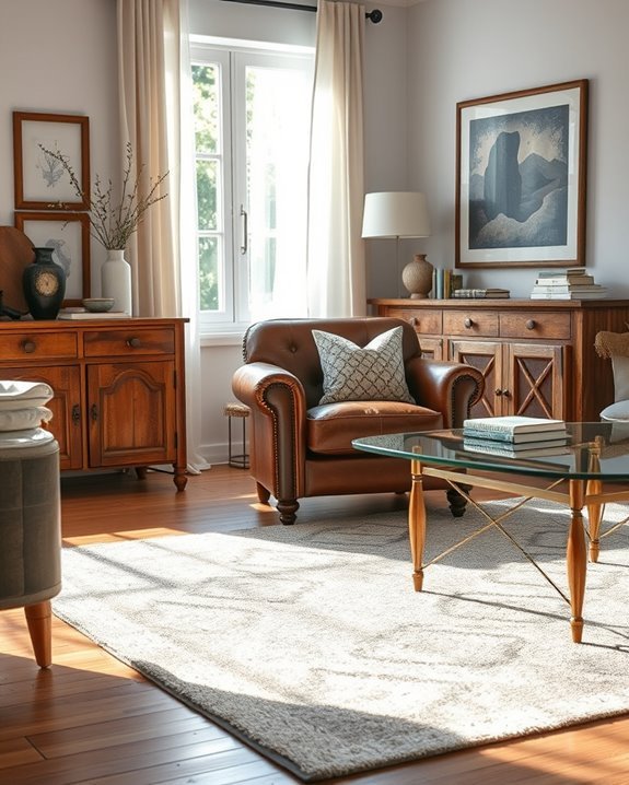 blend vintage with modern