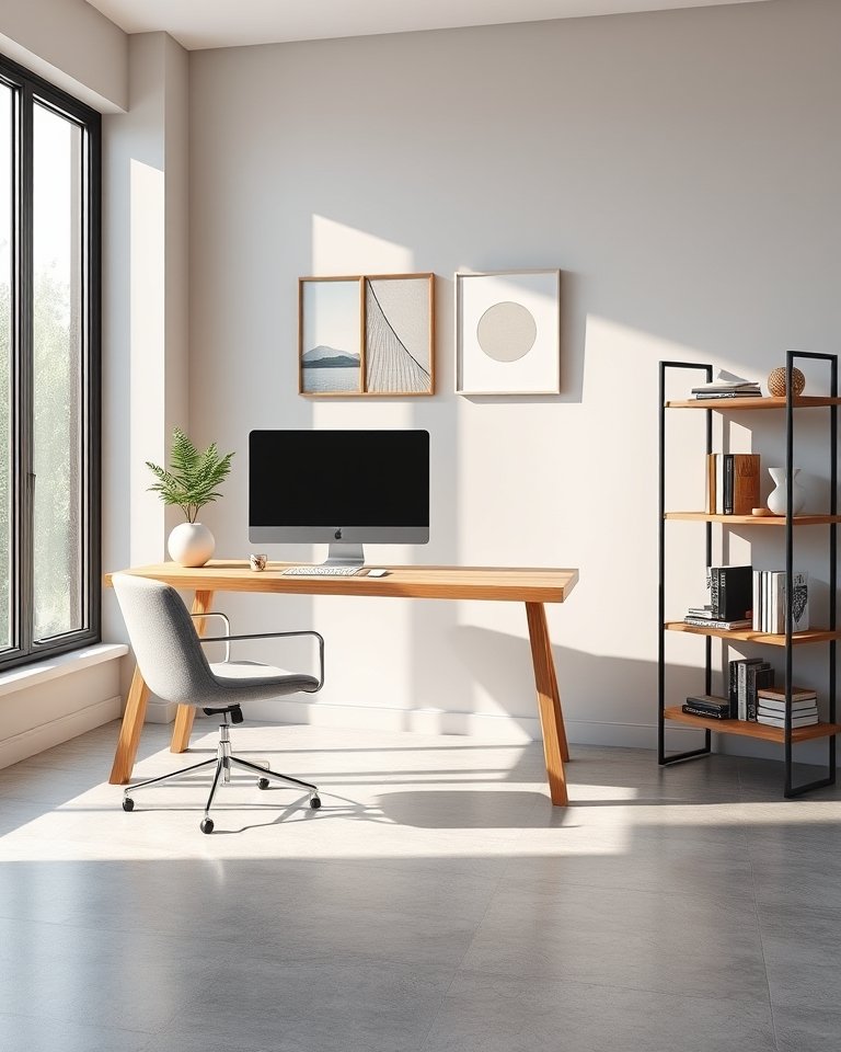 blender designed productive home office