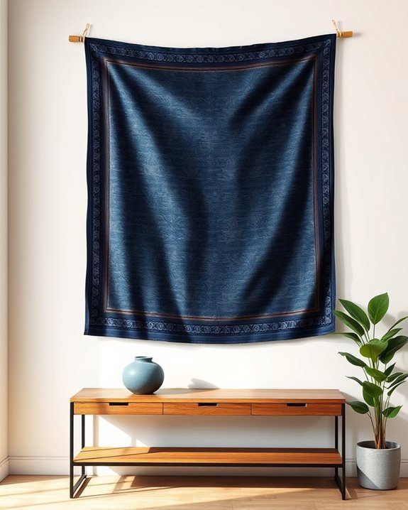 blue and brown elegance