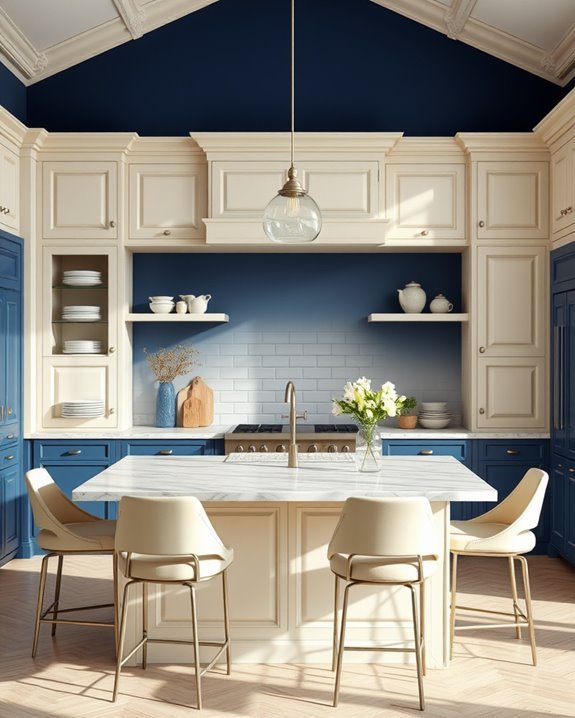 blue and cream transformation