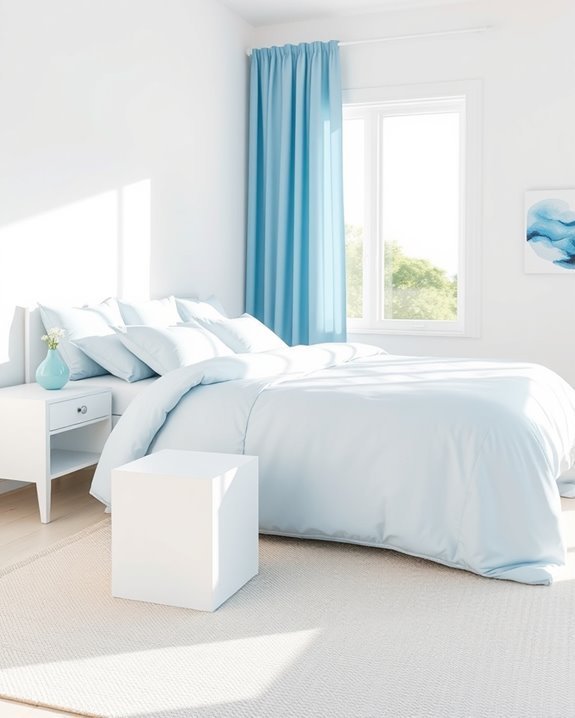 blue and white serenity
