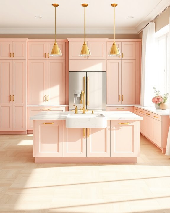 blush pink gold elegance