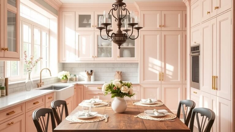 blush pink kitchen inspiration