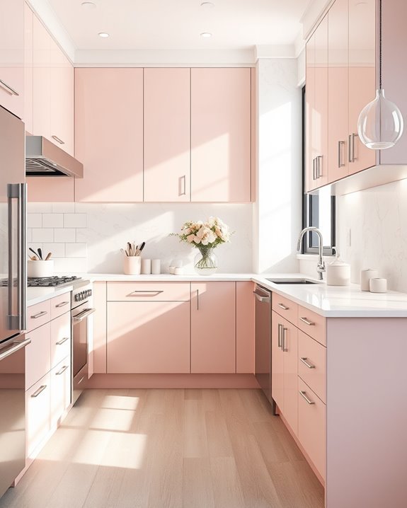 blush pink marble elegance