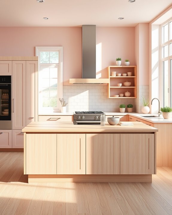 blush pink wood harmony