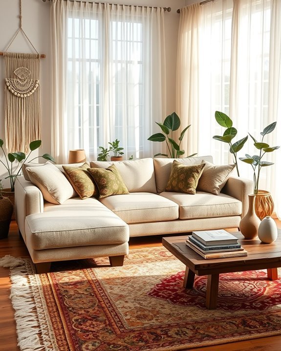 bohemian chaise lounge decor