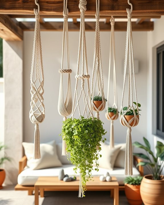 bohemian charm with plants