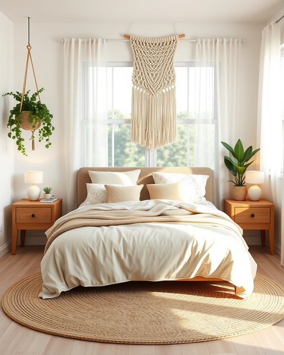 bohemian macram bedroom decor