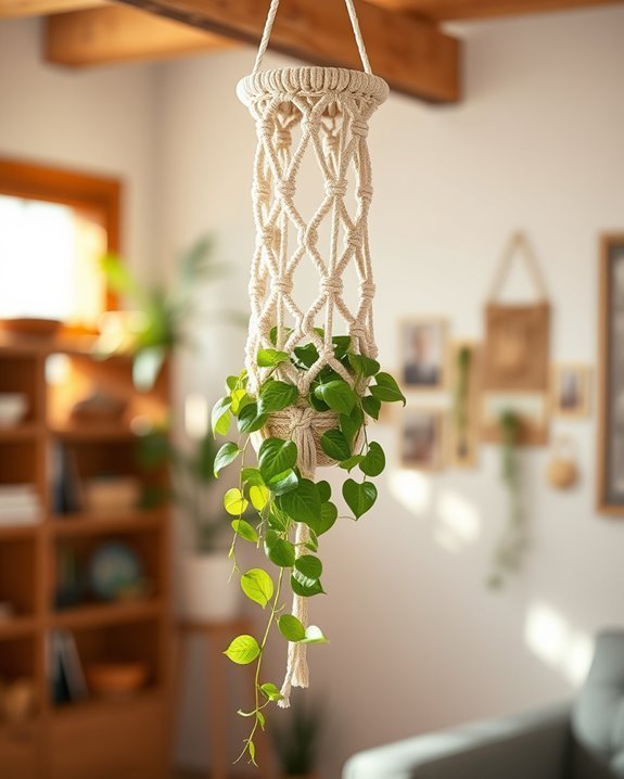 bohemian macram plant hangers