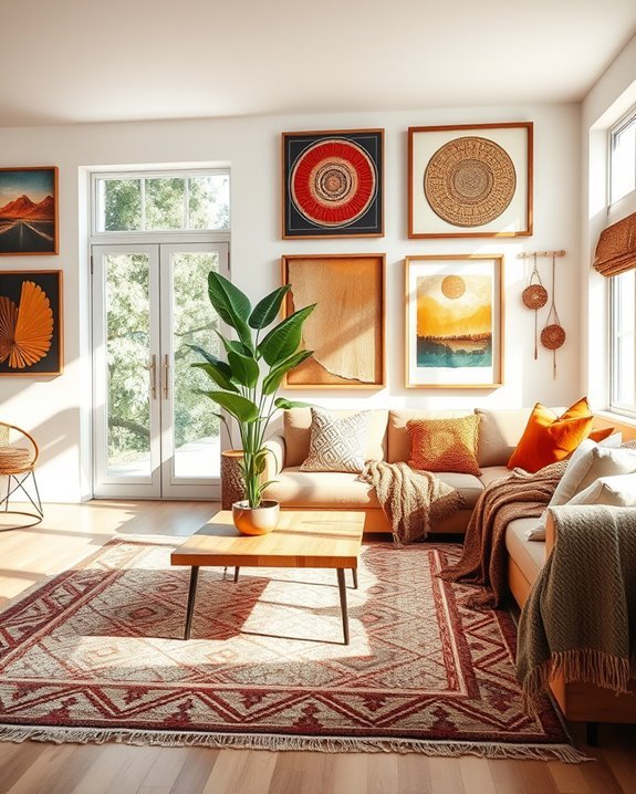 bohemian photography for living room