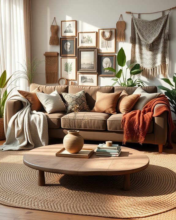 bohemian textures and warmth