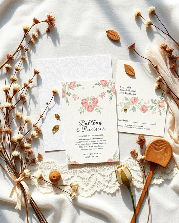 bohemian themed baby shower invitations