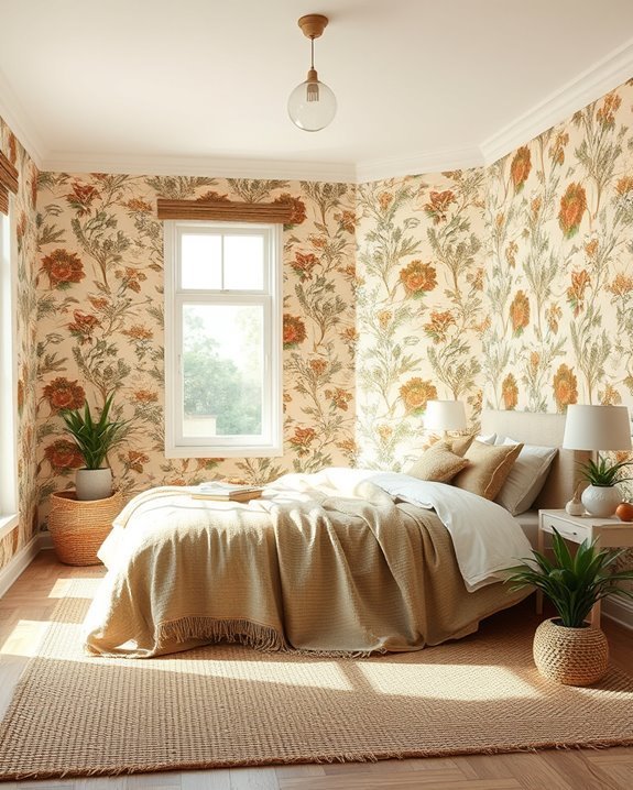 bohemian wallpaper vibrant prints