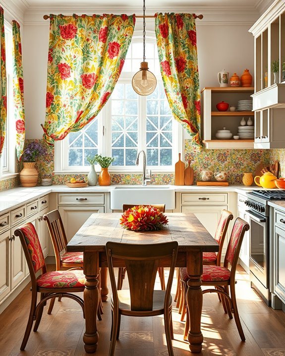 boho charm with mixed patterns