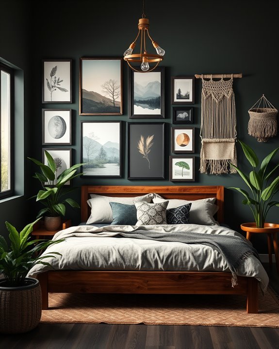 boho gallery wall inspiration