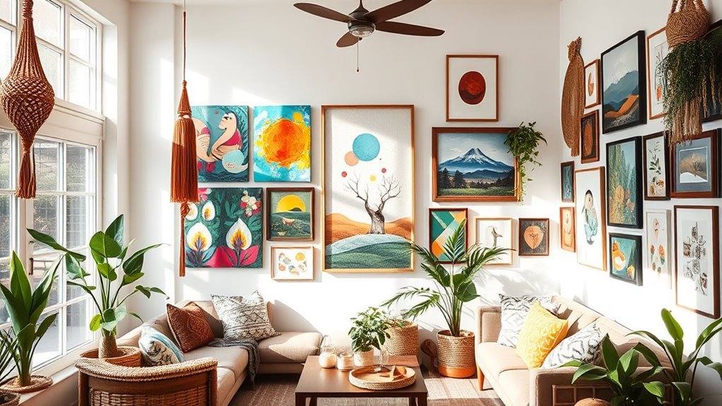 boho wall art inspiration