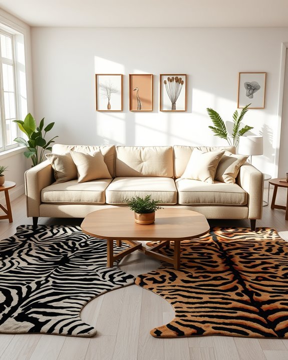 bold animal print rugs