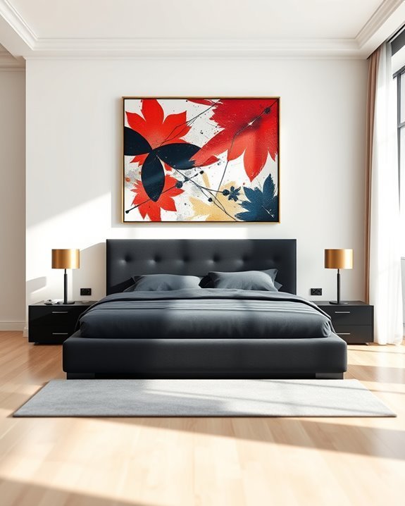 bold art transforms bedrooms