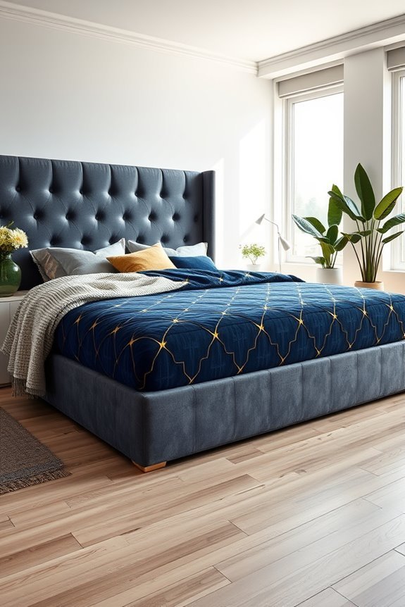 bold bedding creates personality