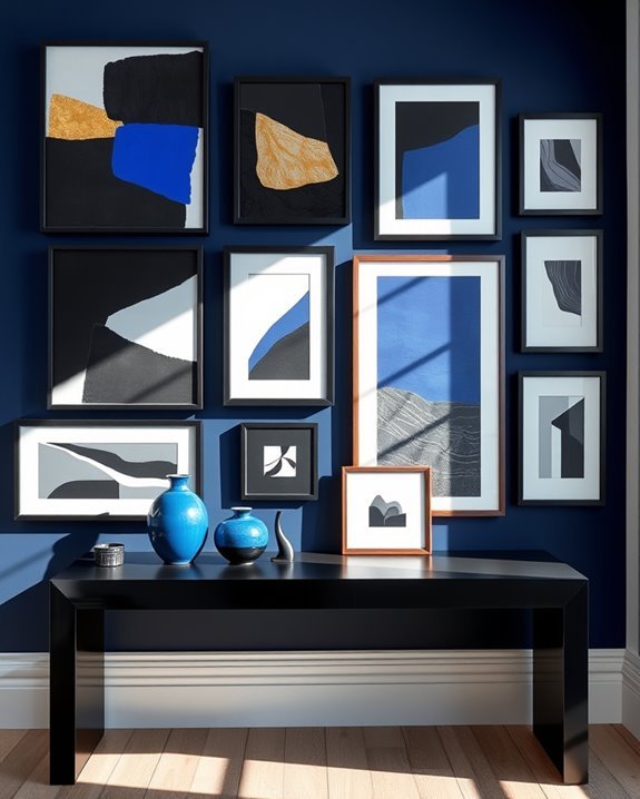 bold black and blue