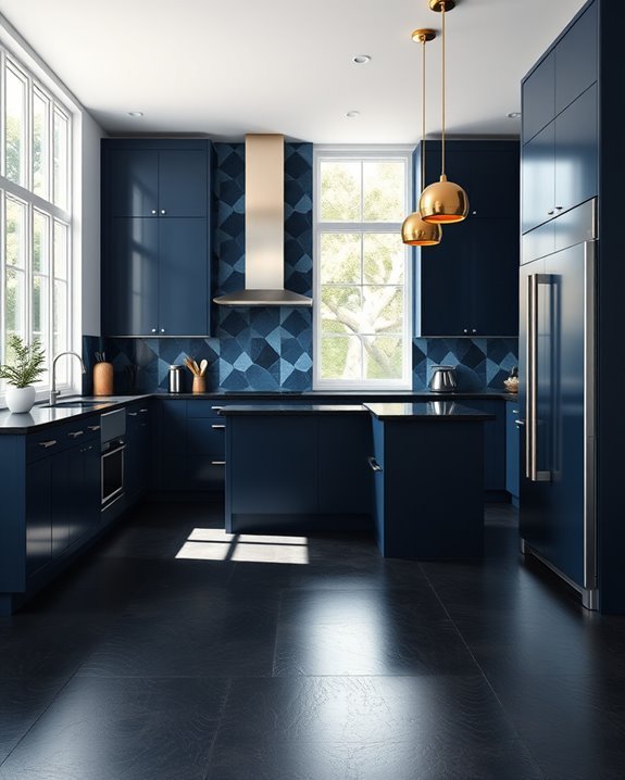 bold black and blue