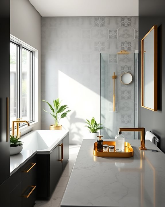 bold black and gold elegance